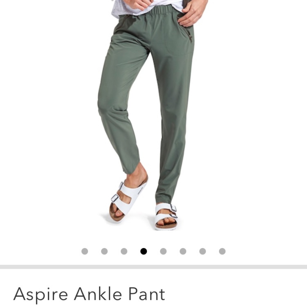 Athleta Aspire Ankle Purple Pants